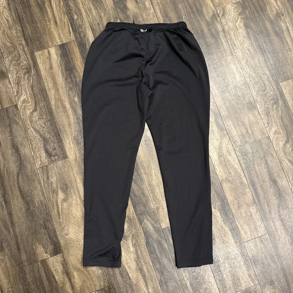 Nike Dri-FIT Track Pants Men's Large Black Athletic Tapered Sweatpants Swoosh